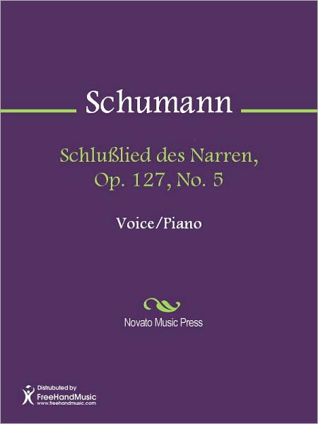 Schlusslied des Narren, Op. 127, No. 5