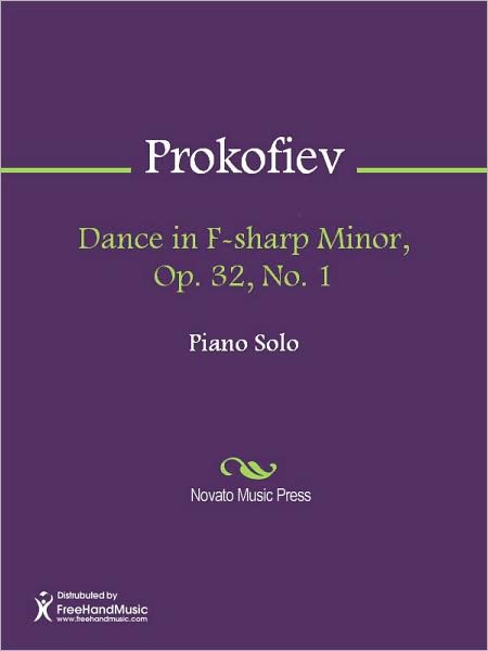 Dance in F-sharp Minor, Op. 32, No. 1