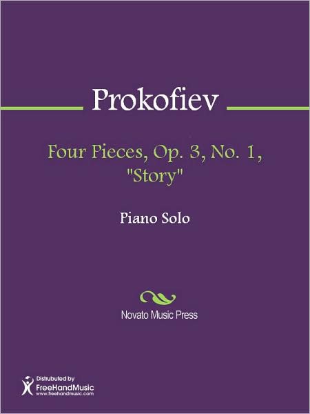 Four Pieces, Op. 3, No. 1,