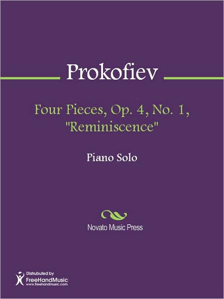 Four Pieces, Op. 4, No. 1,