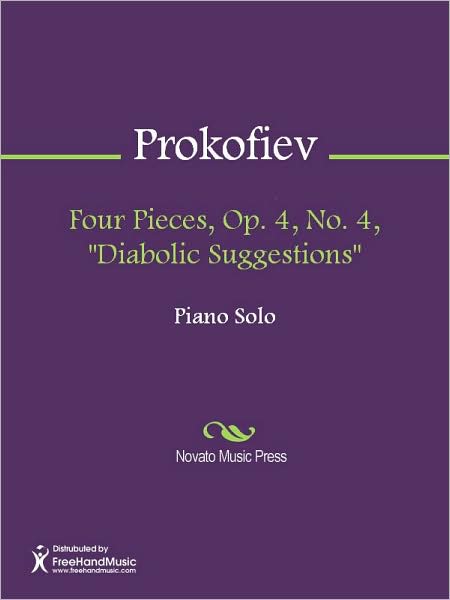Four Pieces, Op. 4, No. 4,