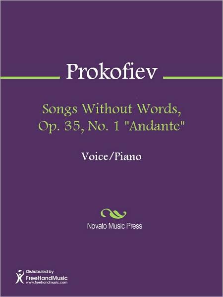 Songs Without Words, Op. 35, No. 1