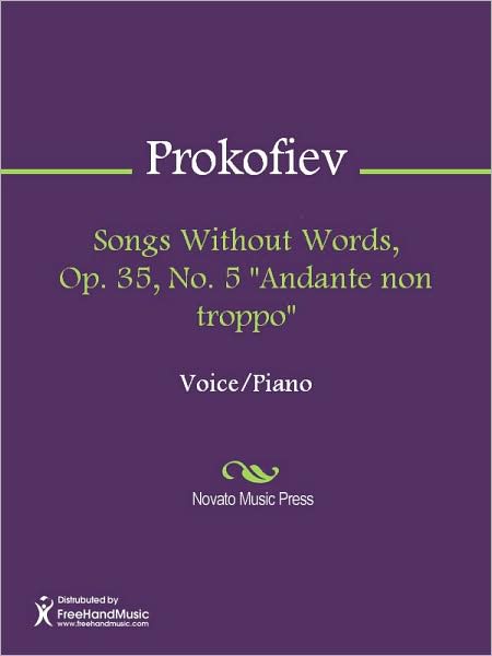 Songs Without Words, Op. 35, No. 5