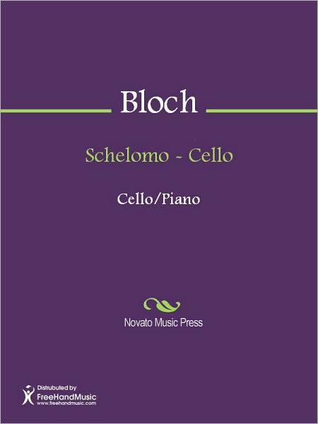 Schelomo - Cello