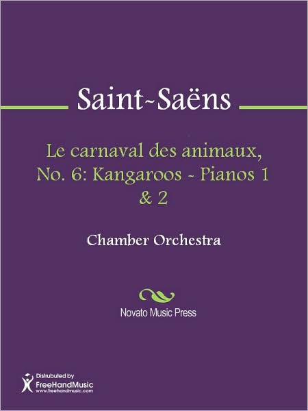 Le carnaval des animaux, No. 6: Kangaroos - Pianos 1 & 2