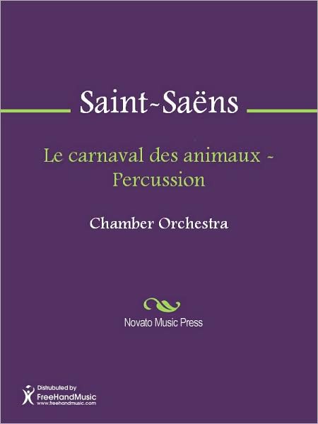 Le carnaval des animaux - Percussion