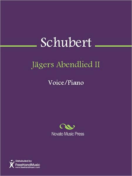 Jagers Abendlied II