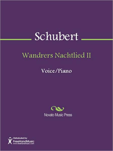 Wandrers Nachtlied II