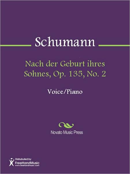 Nach der Geburt ihres Sohnes, Op. 135, No. 2