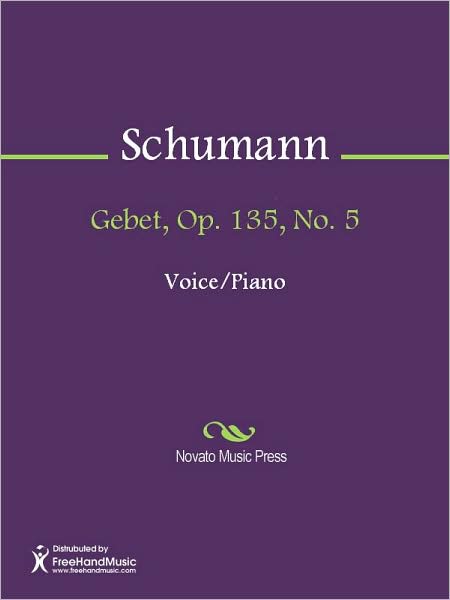 Gebet, Op. 135, No. 5