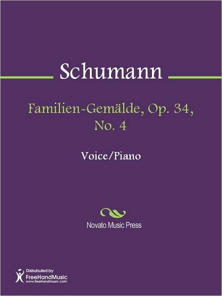 Familien-Gemalde, Op. 34, No. 4