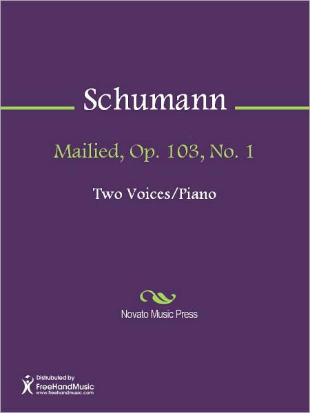 Mailied, Op. 103, No. 1