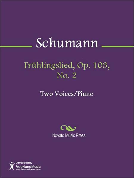 Fruhlingslied, Op. 103, No. 2