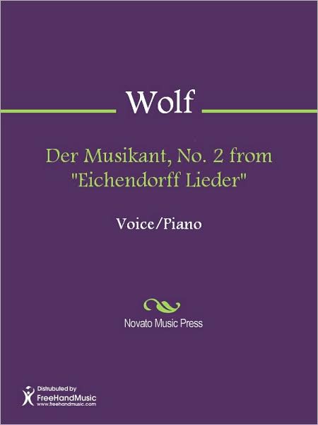 Der Musikant, No. 2 from "Eichendorff Lieder"