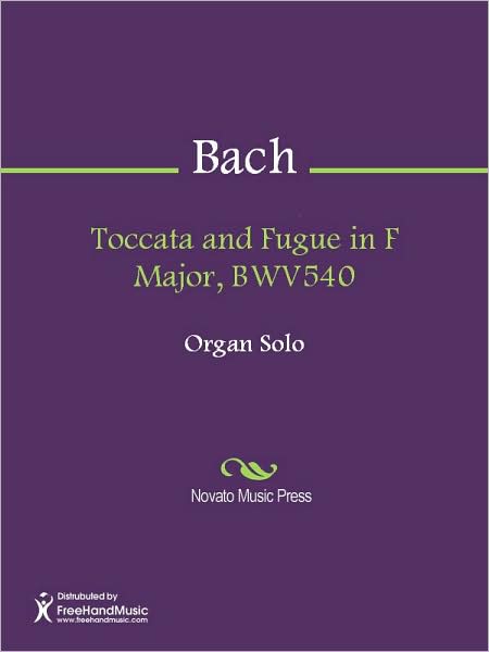 Toccata and Fugue in F Major, BWV540