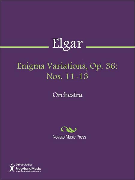 Enigma Variations, Op. 36: Nos. 11-13