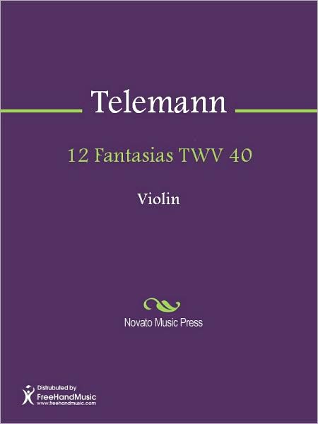 12 Fantasias TWV 40