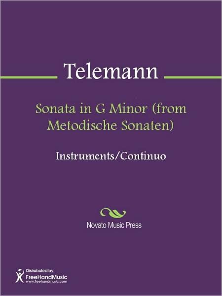 Sonata in G Minor (from Metodische Sonaten)