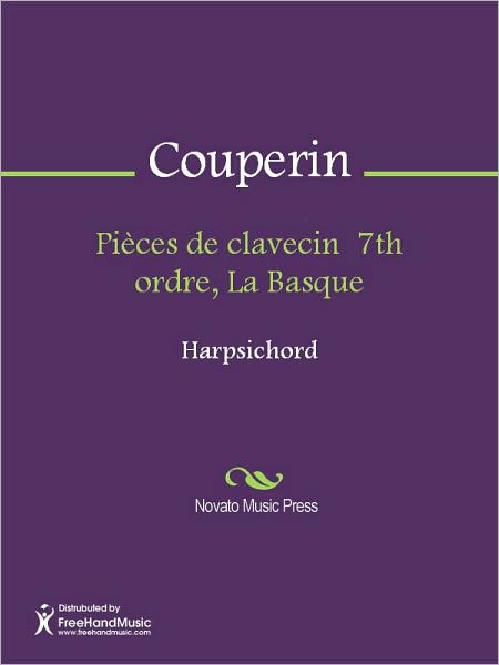 Pieces de clavecin 7th ordre, La Basque