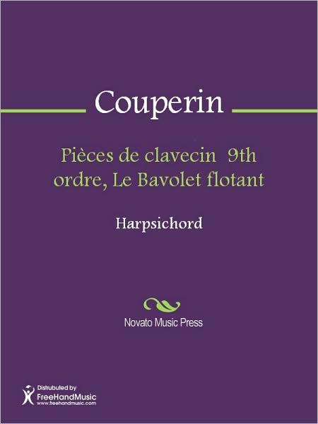 Pieces de clavecin 9th ordre, Le Bavolet flotant
