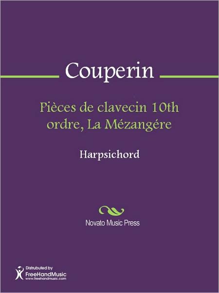 Pieces de clavecin 10th ordre, La Mezangere