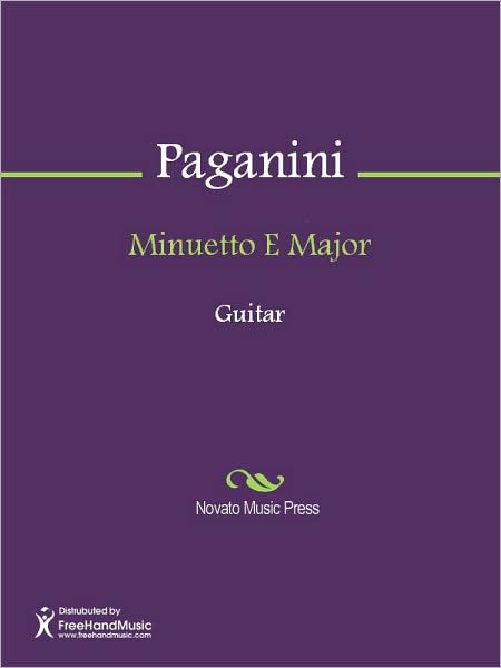 Minuetto E Major