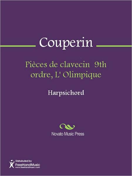 Pieces de clavecin 9th ordre, L' Olimpique