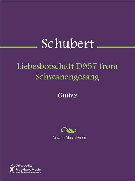 Liebesbotschaft D957 from Schwanengesang