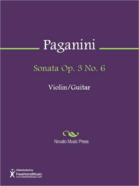 Sonata Op. 3 No. 6