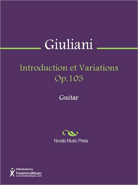 Introduction et Variations Op.103