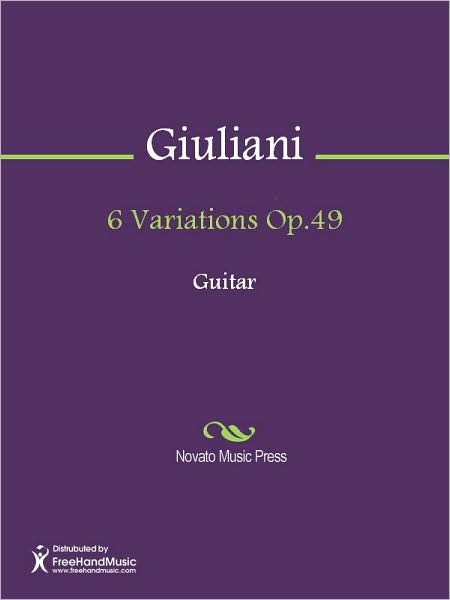 6 Variations Op.49