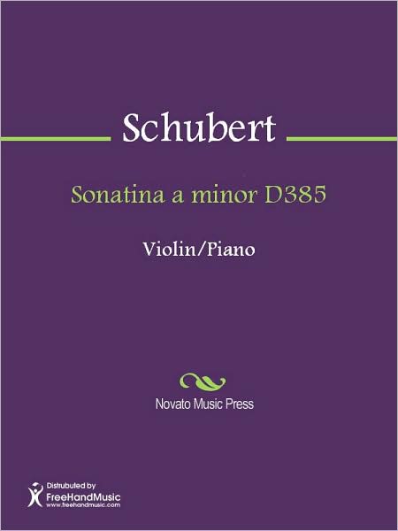 Sonatina a minor D385