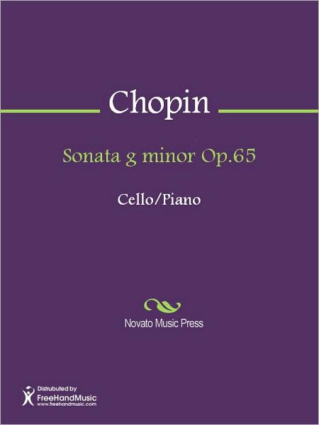Sonata g minor Op.65