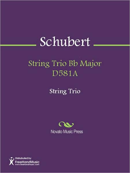 String Trio Bb Major D581A