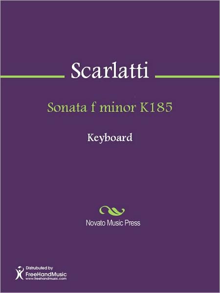 Sonata f minor K185