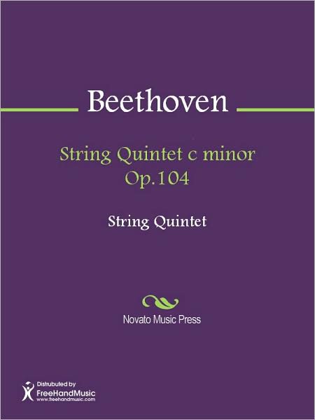 String Quintet c minor Op.104