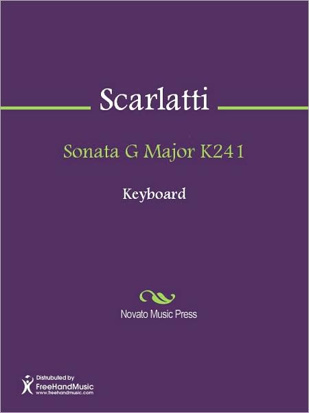 Sonata G Major K241