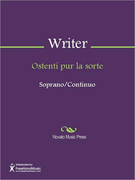Ostenti pur la sorte