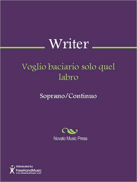Voglio baciario solo quel labro