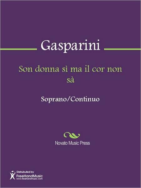 Son donna si ma il cor non sa