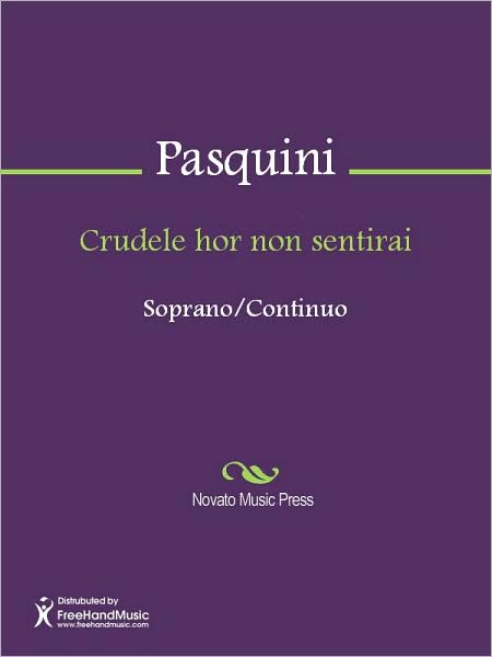 Crudele hor non sentirai