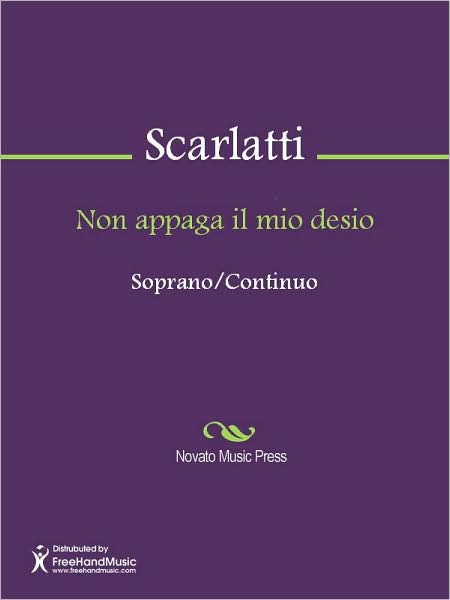 Non appaga il mio desio