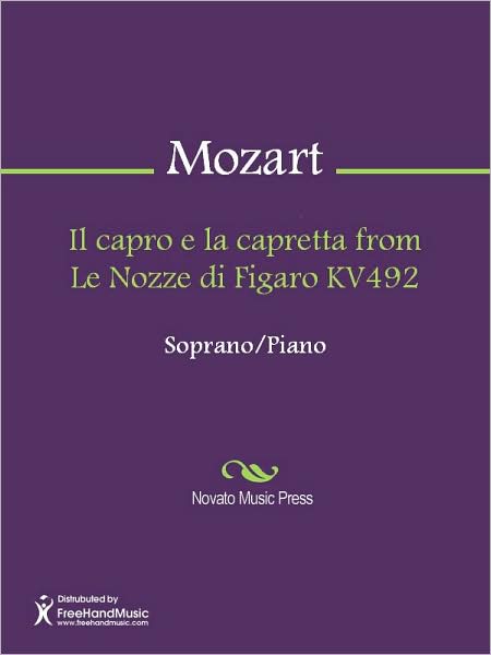 Il capro e la capretta from Le Nozze di Figaro KV492