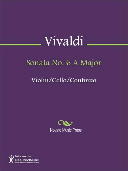 Sonata No. 6 A Major