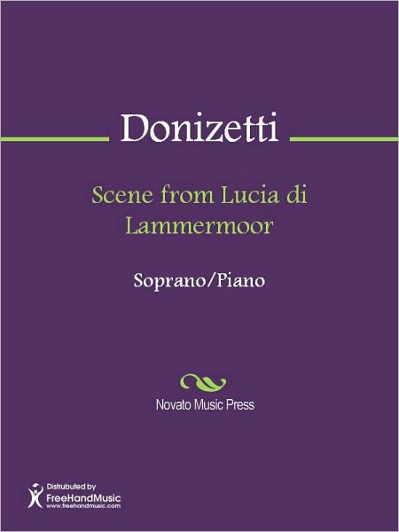 Scene from Lucia di Lammermoor