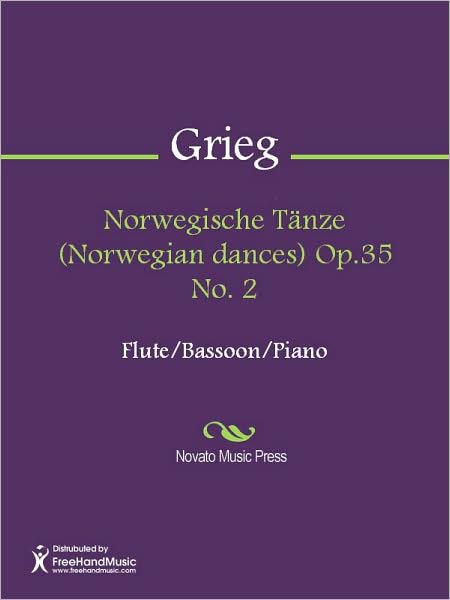 Norwegische Tanze (Norwegian dances) Op.35 No. 2