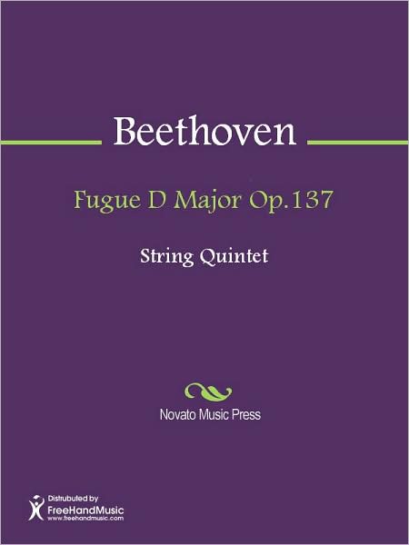 Fugue D Major Op.137