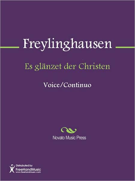 Es glanzet der Christen