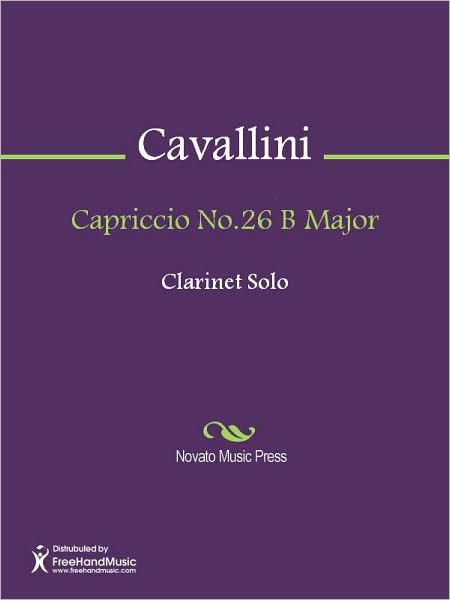 Capriccio No.26 B Major