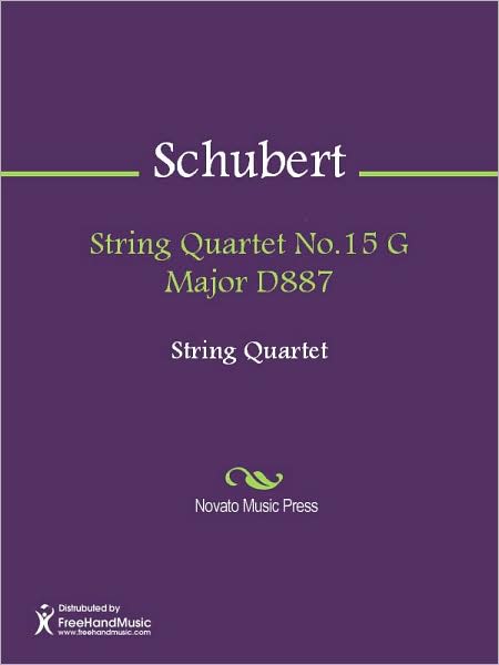 String Quartet No.15 G Major D887